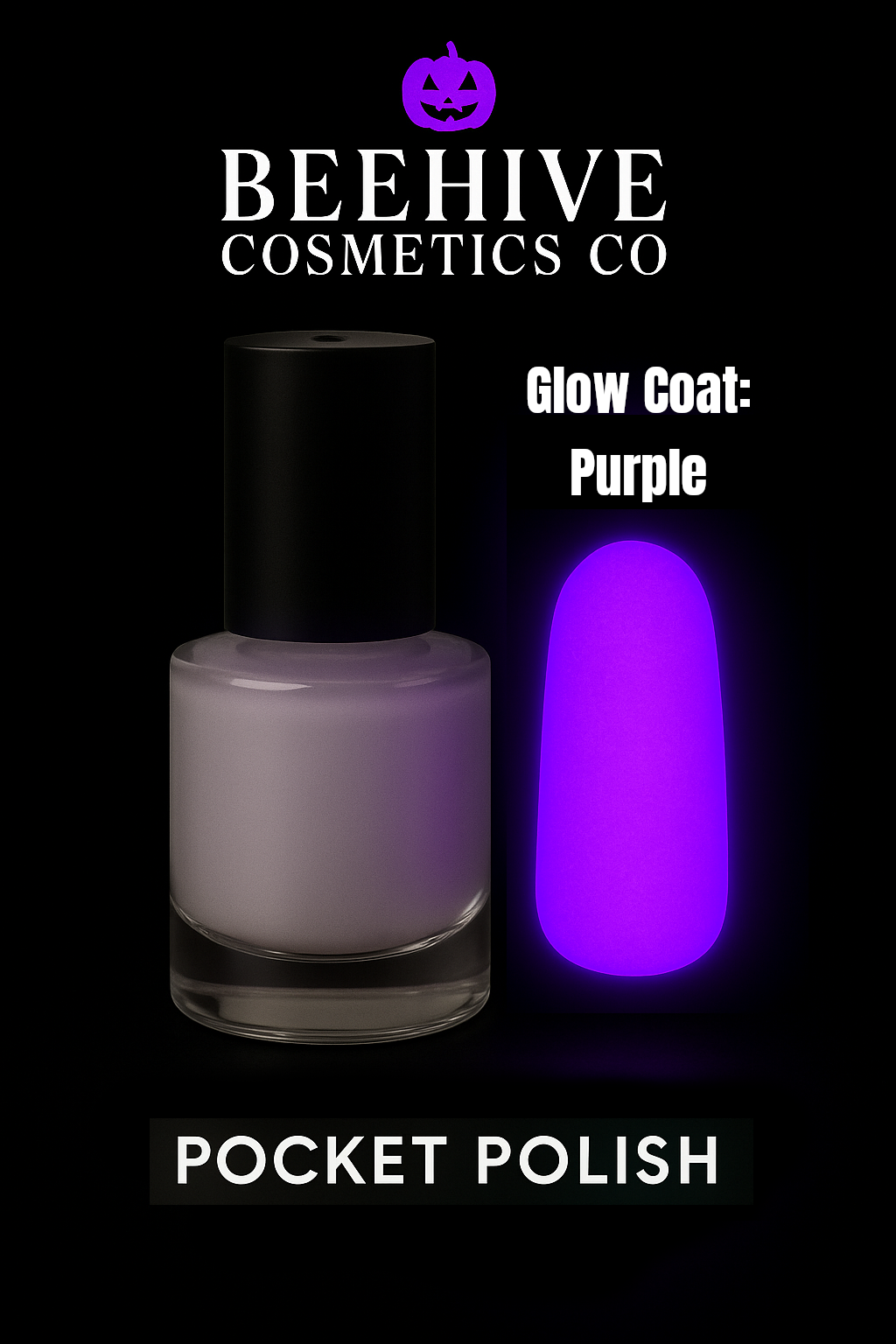 Bee Ready GLOW Coat - Glow In The Dark Clear Topcoat - 5ml